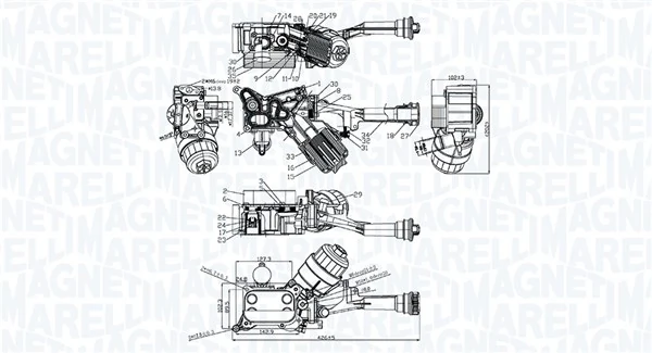 Oil Cooler, engine oil